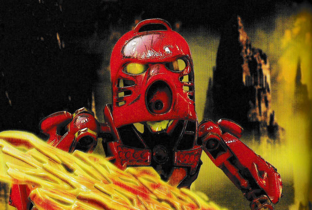 Tahu from the Bionicle Stars line.